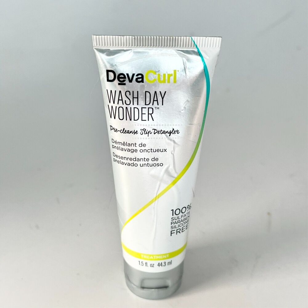 Deva Curl Wash Day Wonder Pre-Cleanse Hair Detangler Travel 1.5 fl oz 44.3ml New